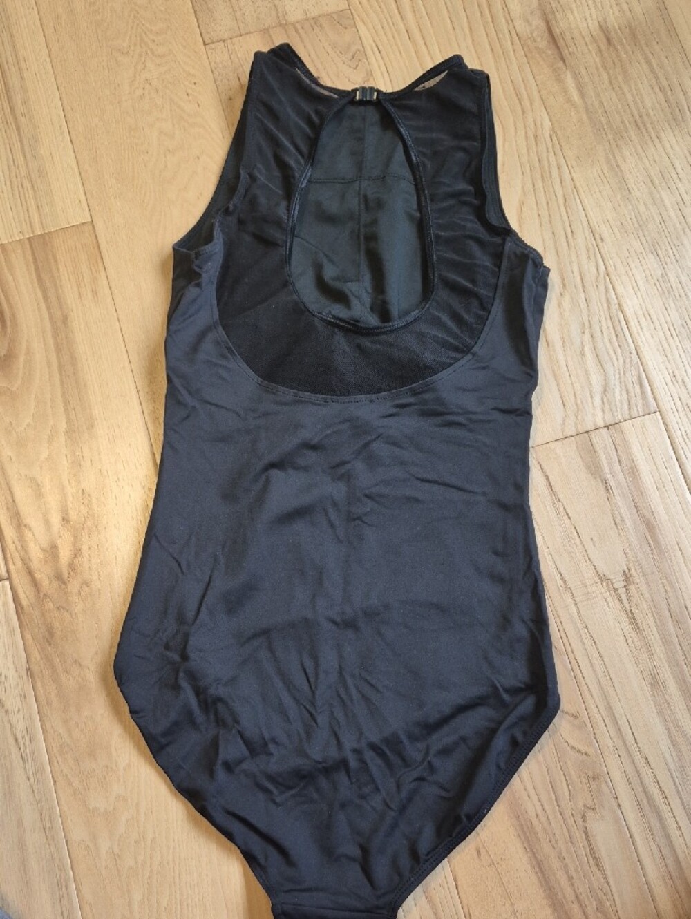 Black Cutout Open Back Ballet Leotard - Picture 2 of 2